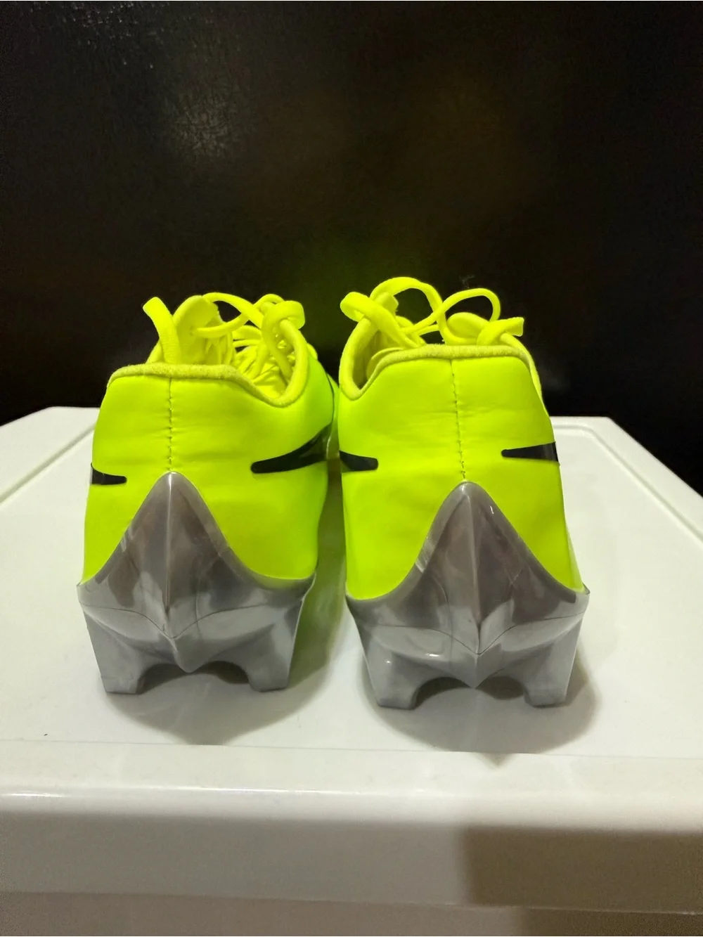 Nike Vapor Edge 4.1 NFL Combine Football Cleats Volt Green IQ5167-700 Men's 12